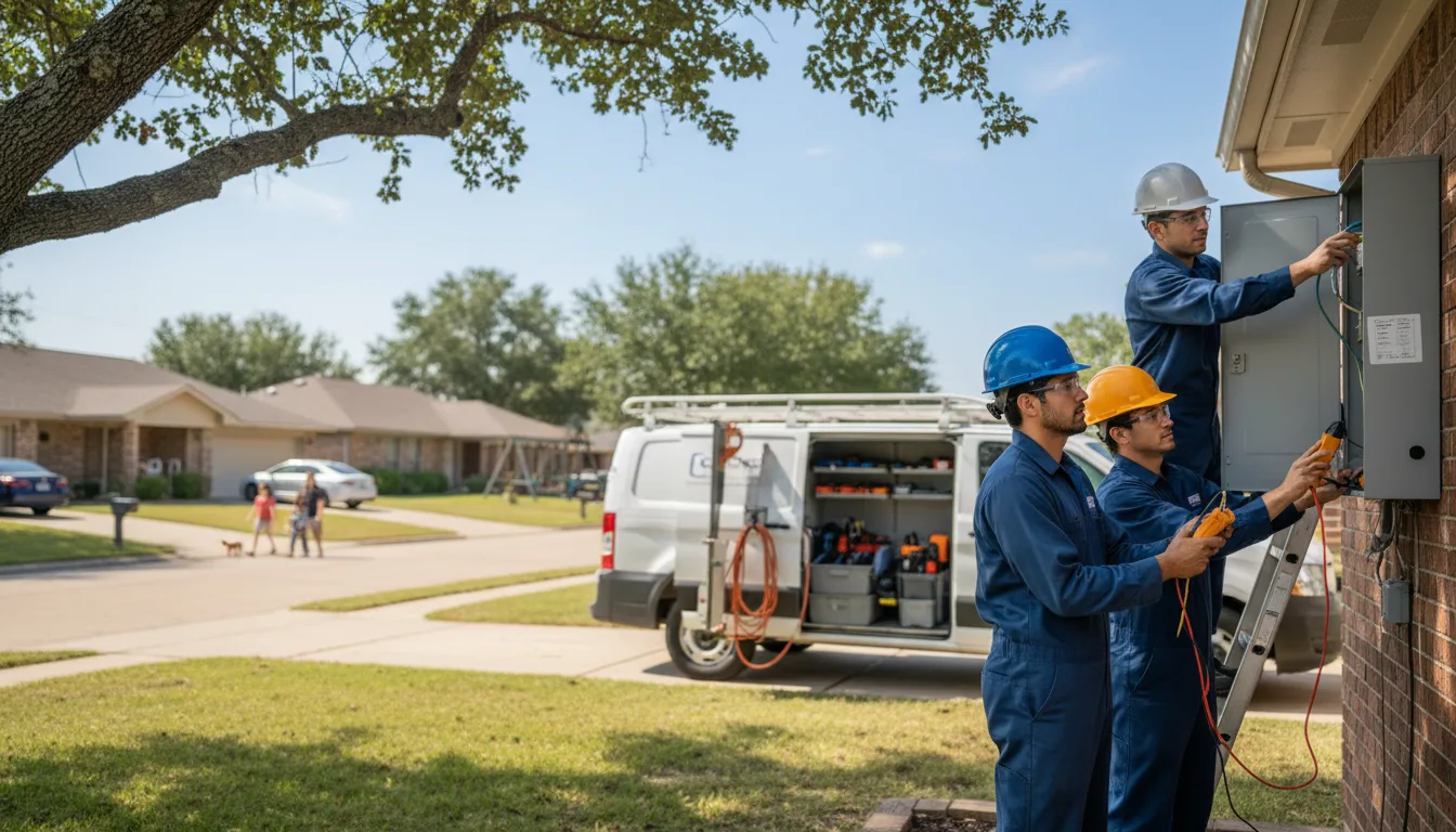 Certified electrician providing emergency electrical services in Kempton, IL